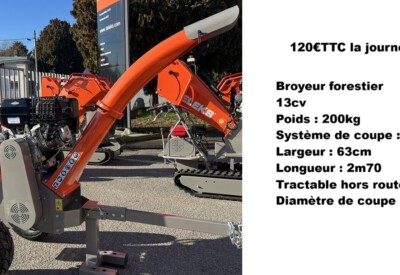 Location Broyeur de végetaux Thermique Autre à Boulay-Moselle